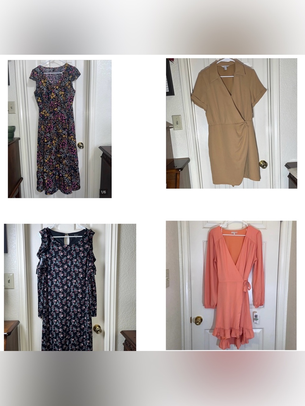 Bundle of Size Large 4 Dresses